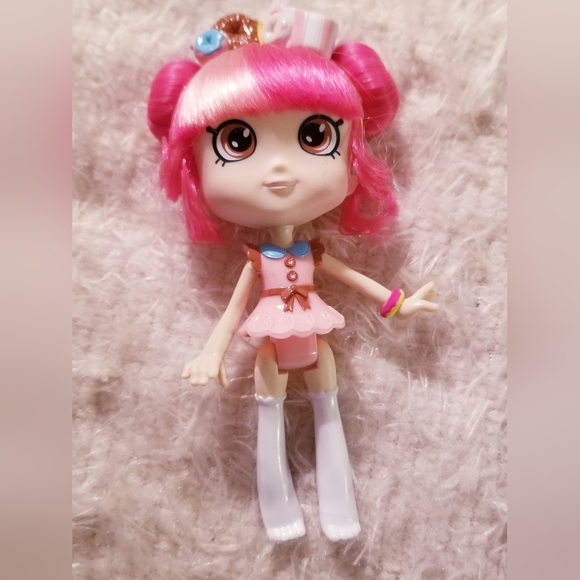 2015 Shopkins Doll Shoppies Donatina Donuts Princess 5.5” Moose S1 Pink Hair - Picture 3 of 14